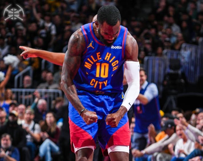 字母31+8+11难救主，小哈达威替补5记三分，超级残阵掘金力克雄鹿