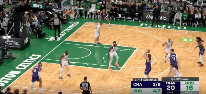 奇异果体育app-克尼普尔VS凯尔特人：多变有无球战术发起，高效贡献20分